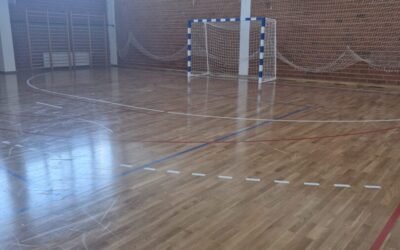 Obnovljen parket školske športske dvorane